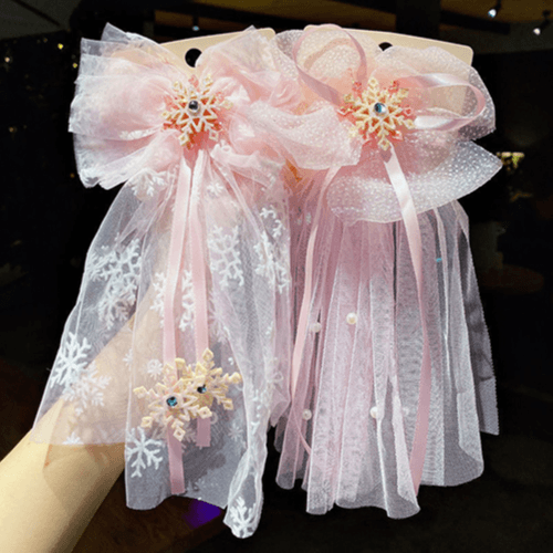 Snow Princess Crown Pink (2pcs)