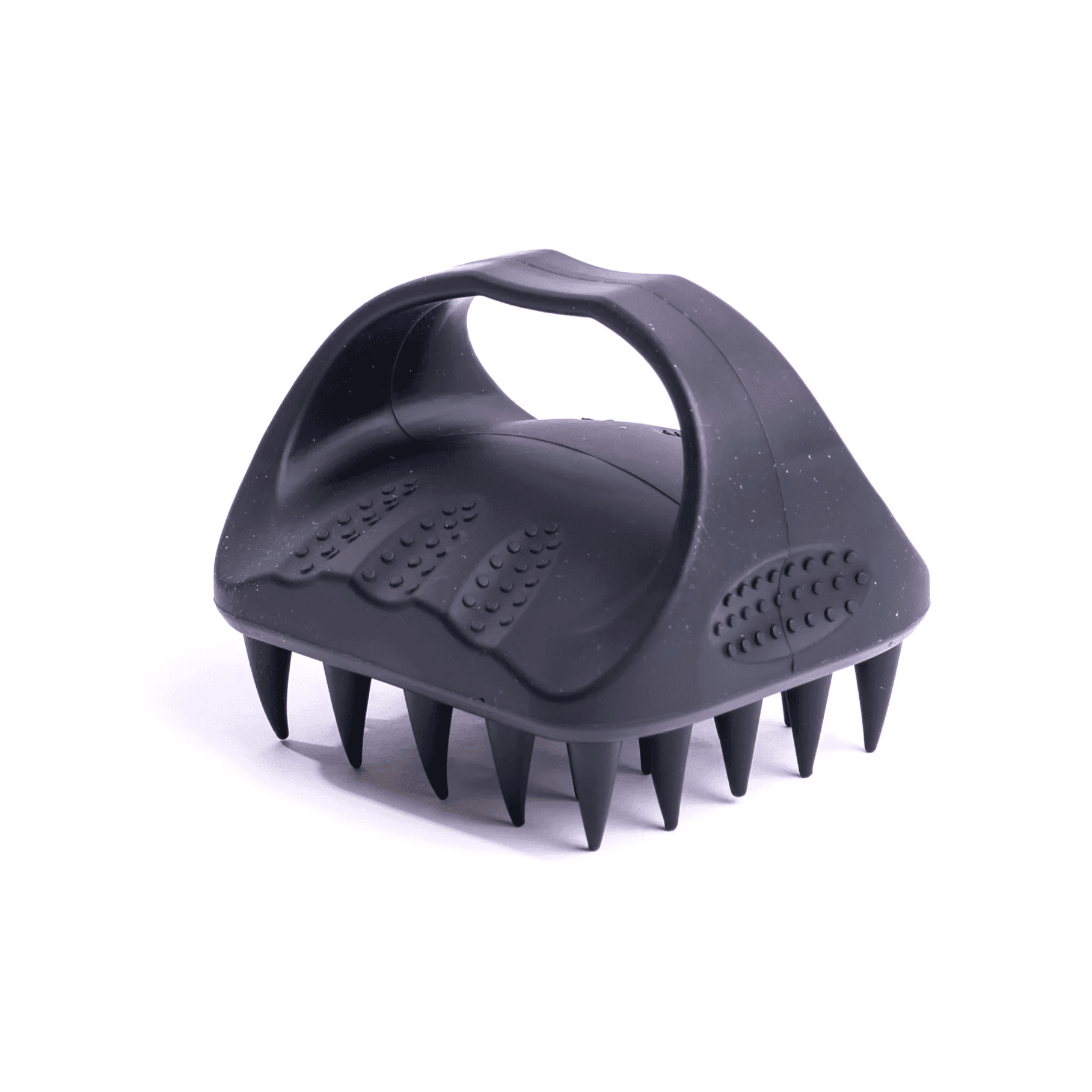 Hair Scalp Massager Shampoo Brush Black Square Shape