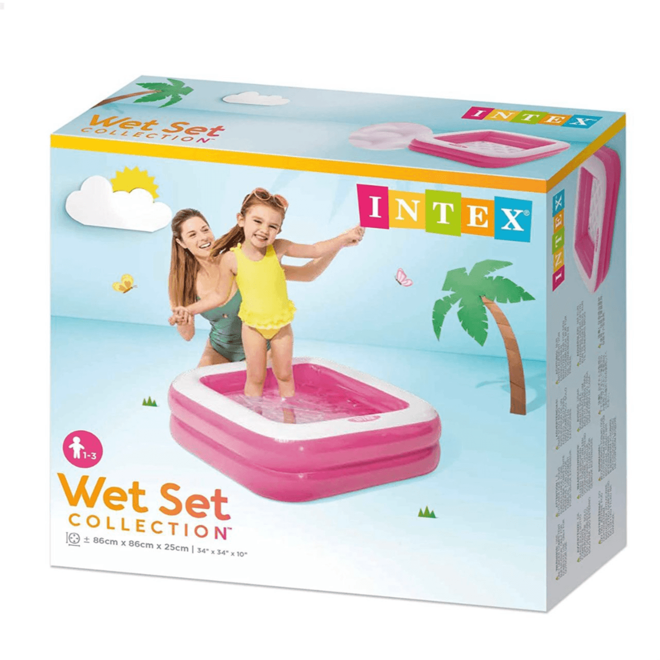 Intex Inflatable Square Pool 86 x 86 x 25cm (POIX18)