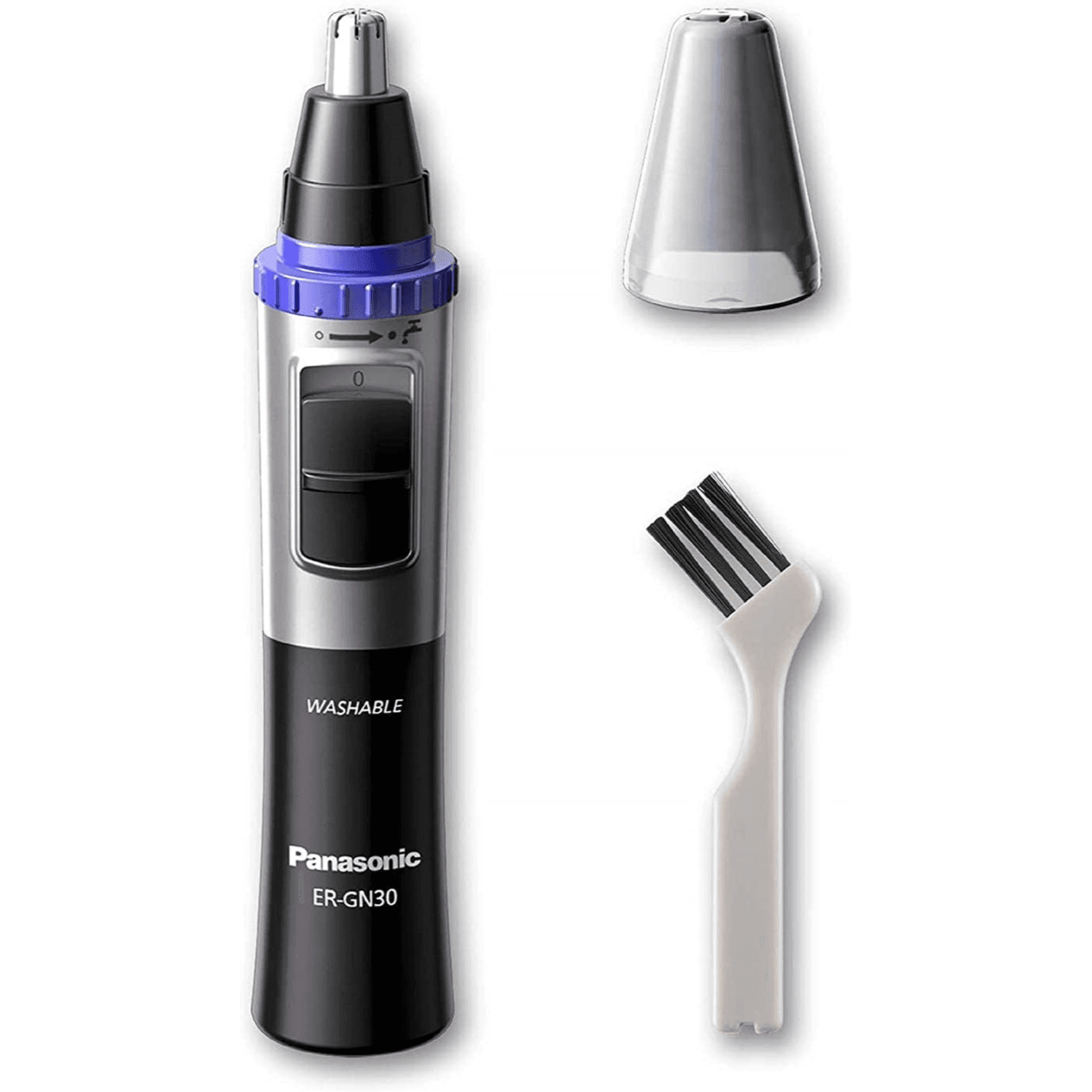 Panasonic Nose & Facial Hair Trimmer - Washable ER-GN30-K