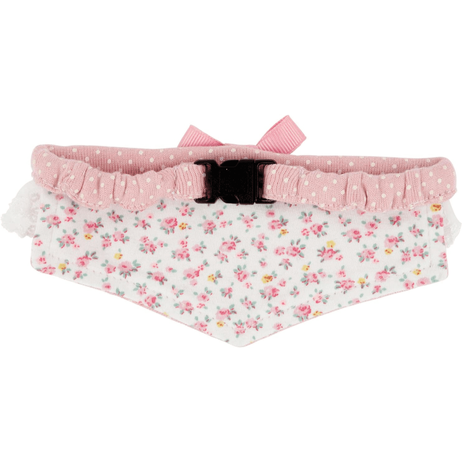 Catspia Rosetta Cat Collar With Bell Pink Large