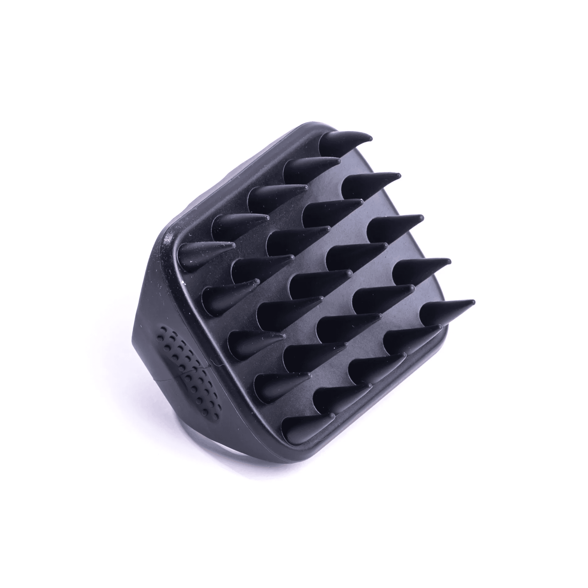 Hair Scalp Massager Shampoo Brush Black Square Shape