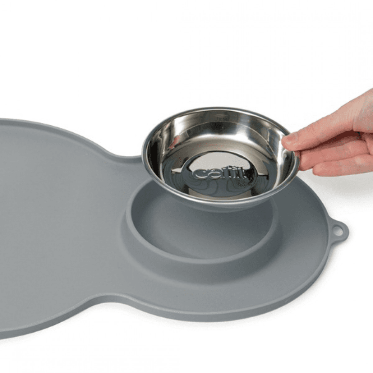 Cat Style Placemat Grey - Medium