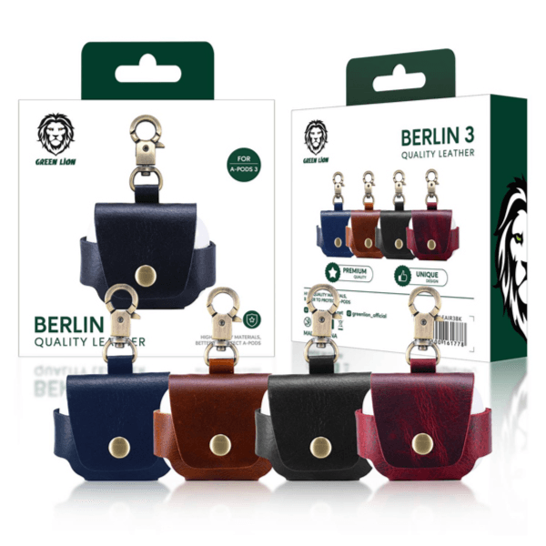 Green Lion Berlin Leather Case For Airpods3