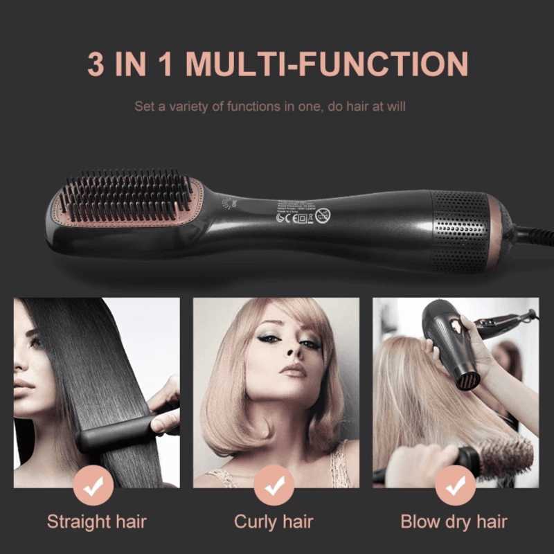 Professional 3 In 1 Hot Air Hair Brush