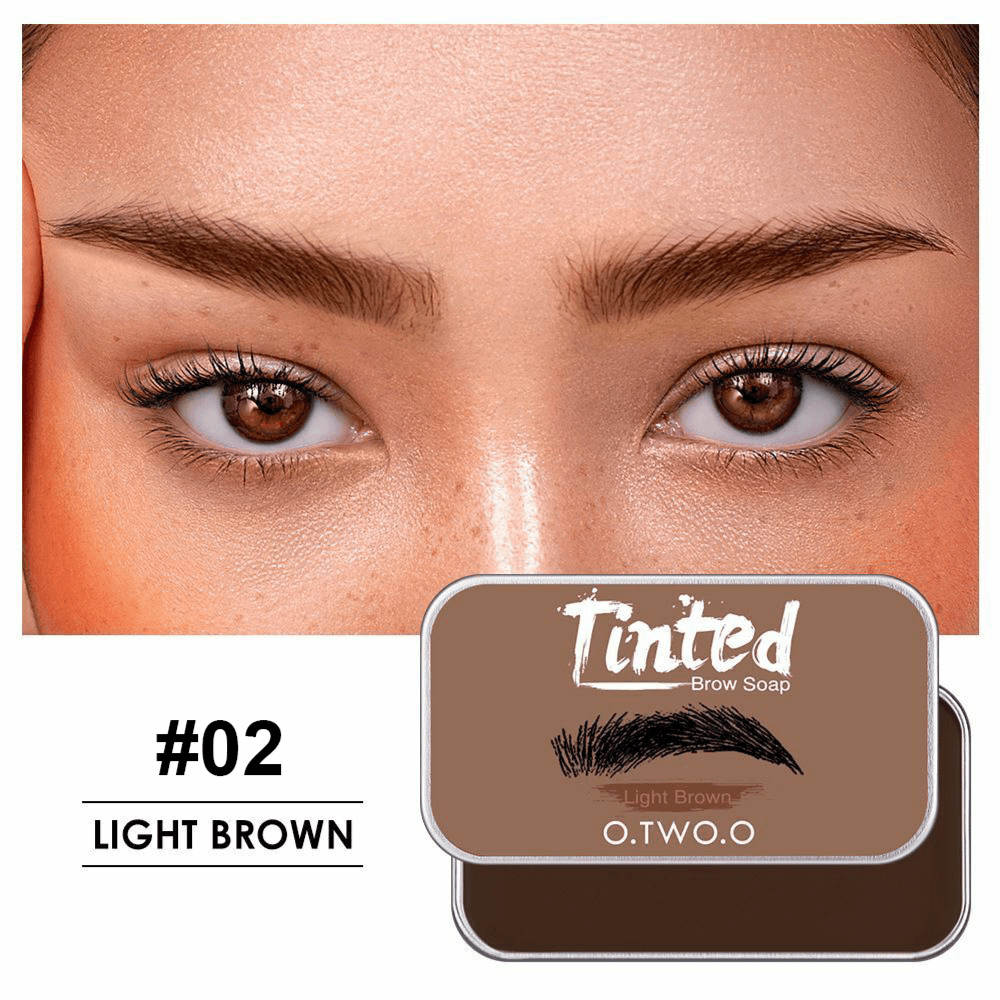 O.Two.O Brow Soap Eyebrow Gel Soap With Spule Razor