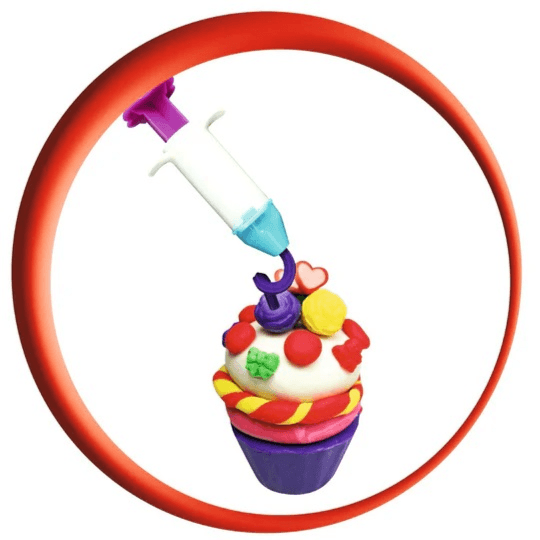 Art And Fun Plastic Dough Cupcake