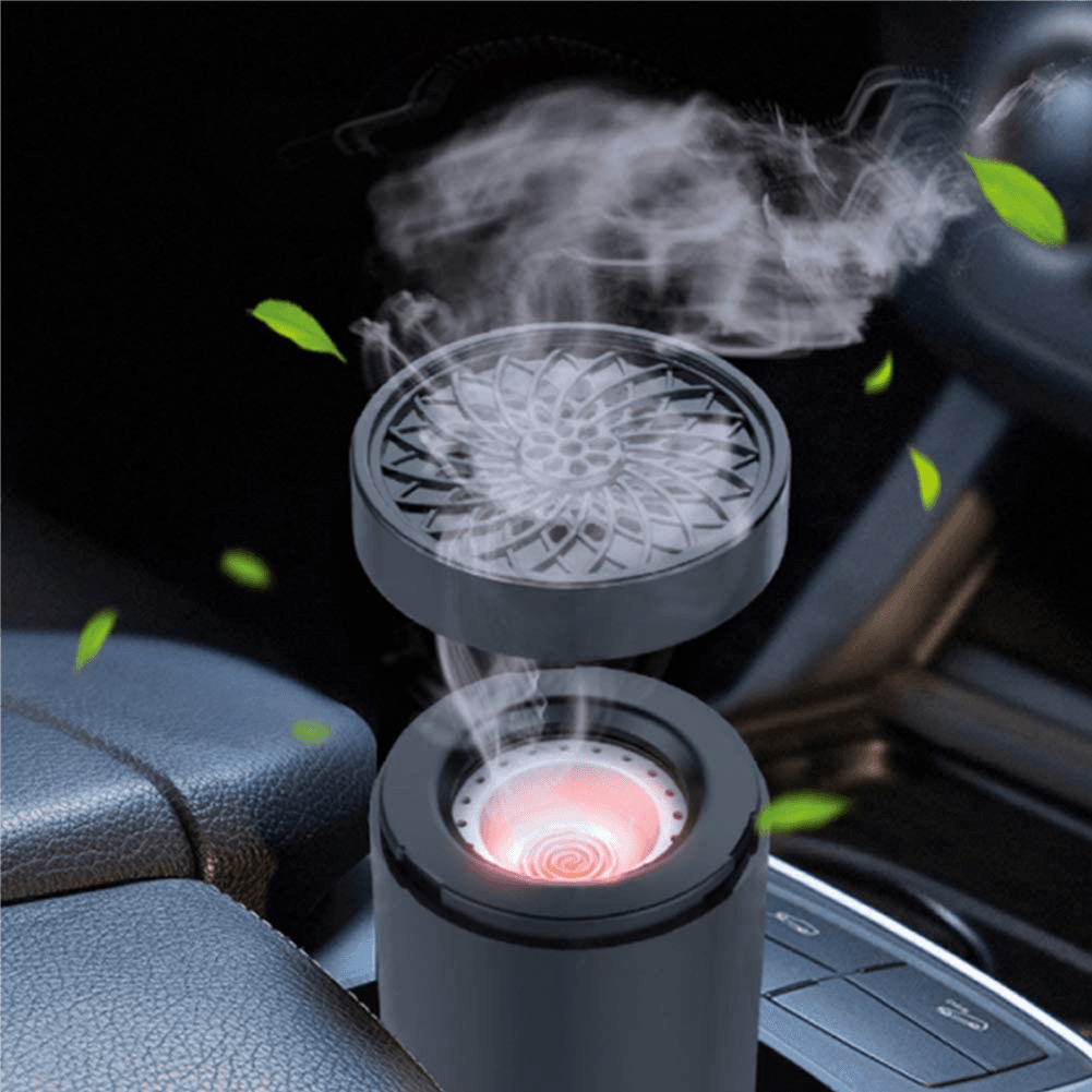 Bukhoor USB Type - C Power Bakhoor Rechargeable Electric Mini Portable Incense Burner - Black