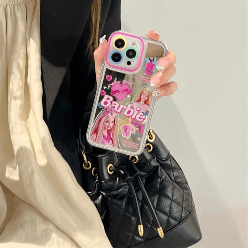 Cute Stylish Phone Case With Barbie Designs Compatible For iPhone 14  Pro Max