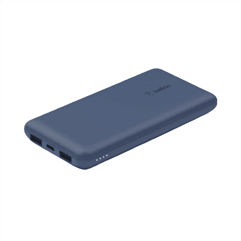 Belkin BOOST↑CHARGE™ 3-Port Power Bank 10000mAh with 15cm USB-A to USB-C Cable