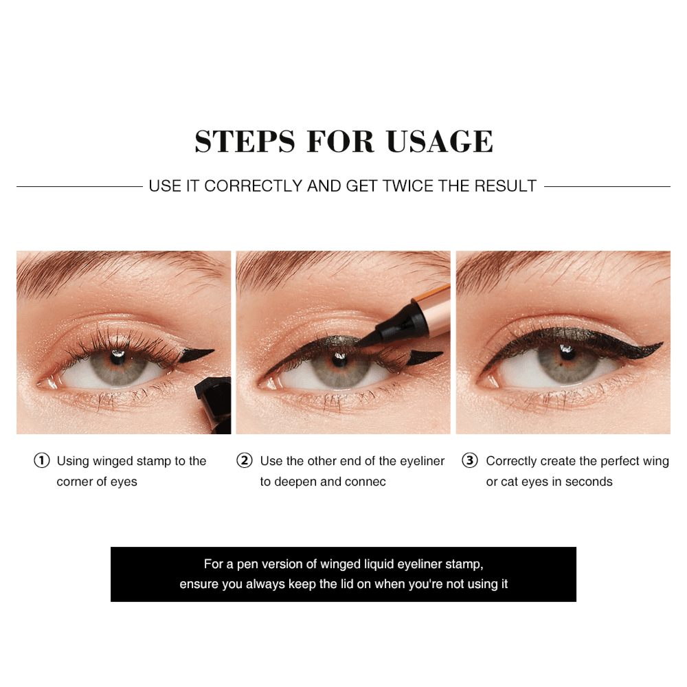 O.Two.O 2In1 Instant Wing Stamp Eyeliner