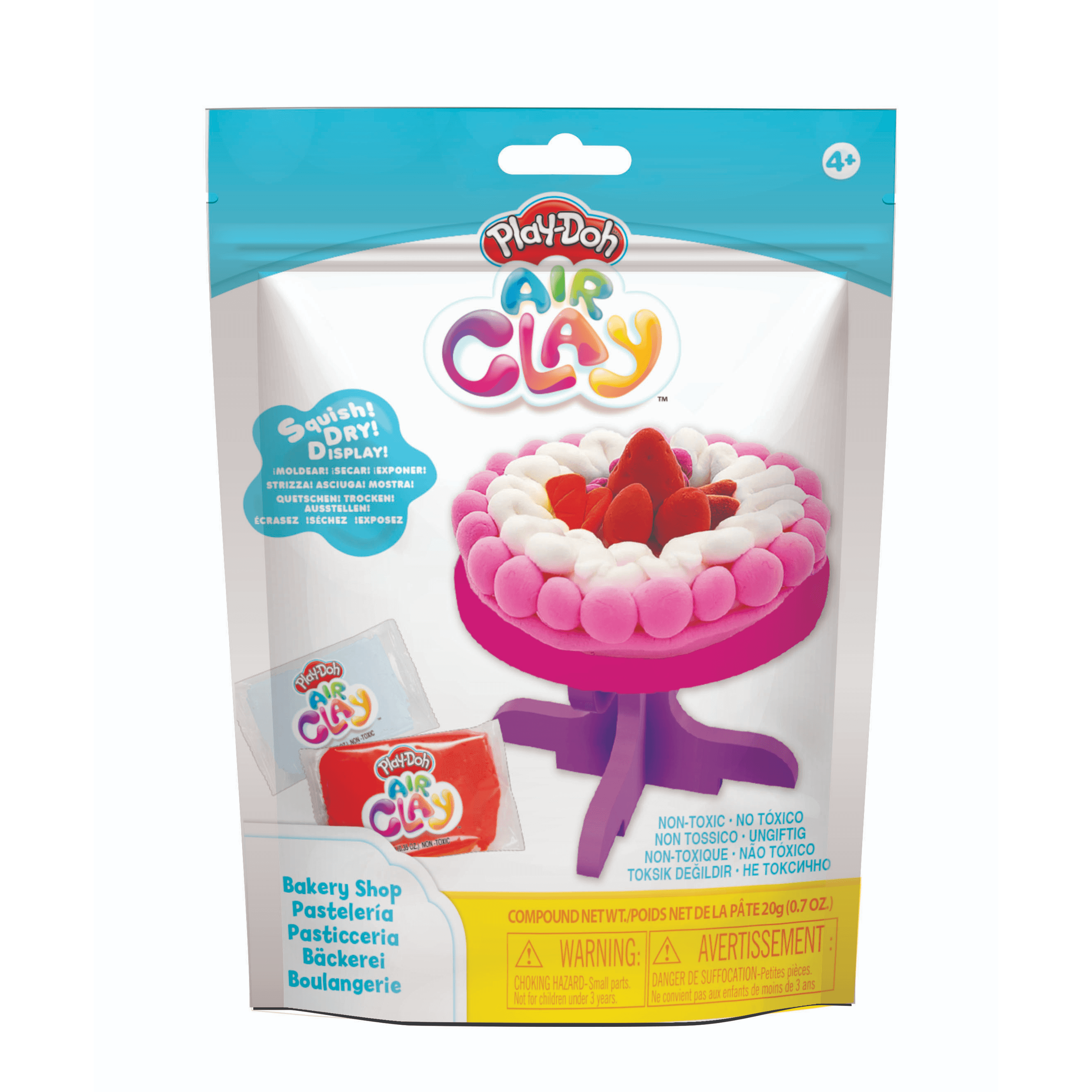 Play-Doh Air Clay -Foodie (Backery Shop -Burger Shop -Candy Shop)  (DGPD65)