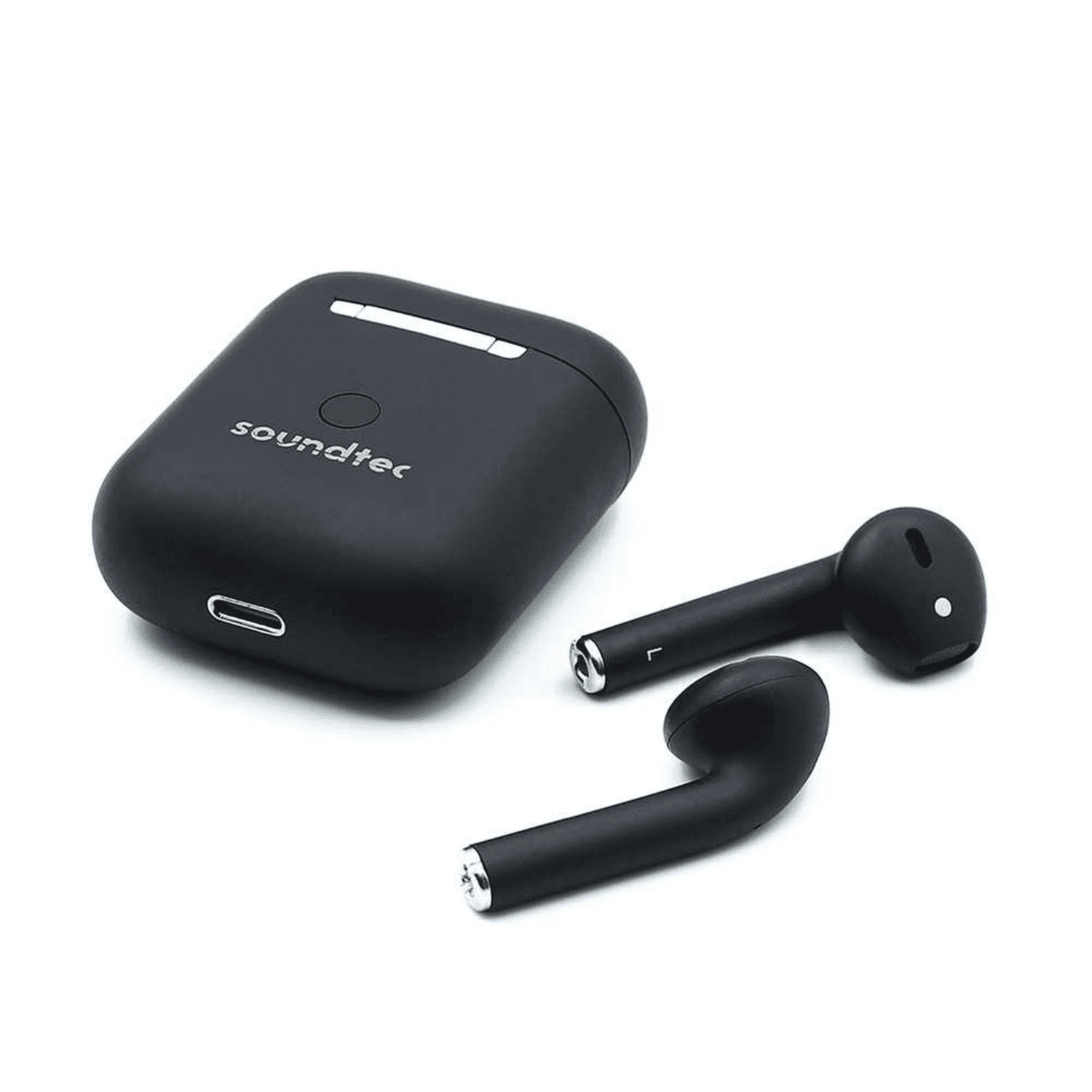 Porodo Wireless Earbuds Special Edition with Wireless Charging Case - Black