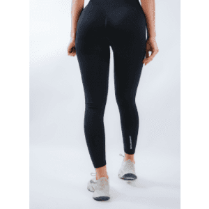 Gympanthere Sustainable Active Wear Leggings Designed With The Gympanthere Logo Black Color