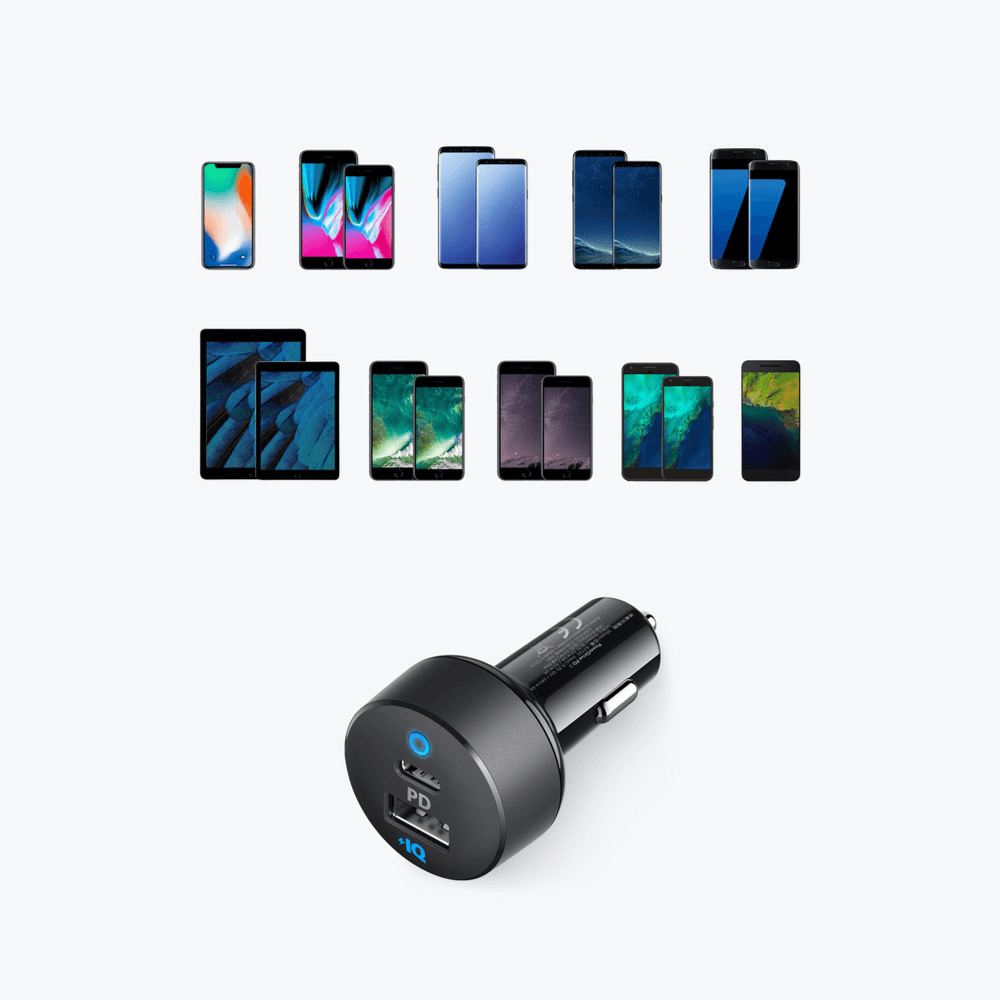 Anker PowerDrive PD+ 2 35W Car Charger - A2732HF1