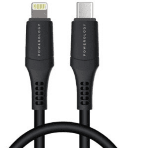 Powerology Pvc Type - C To Lightning Cable