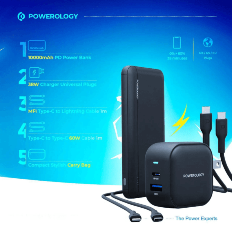 Powerology 5 in 1 Power Combo – Black