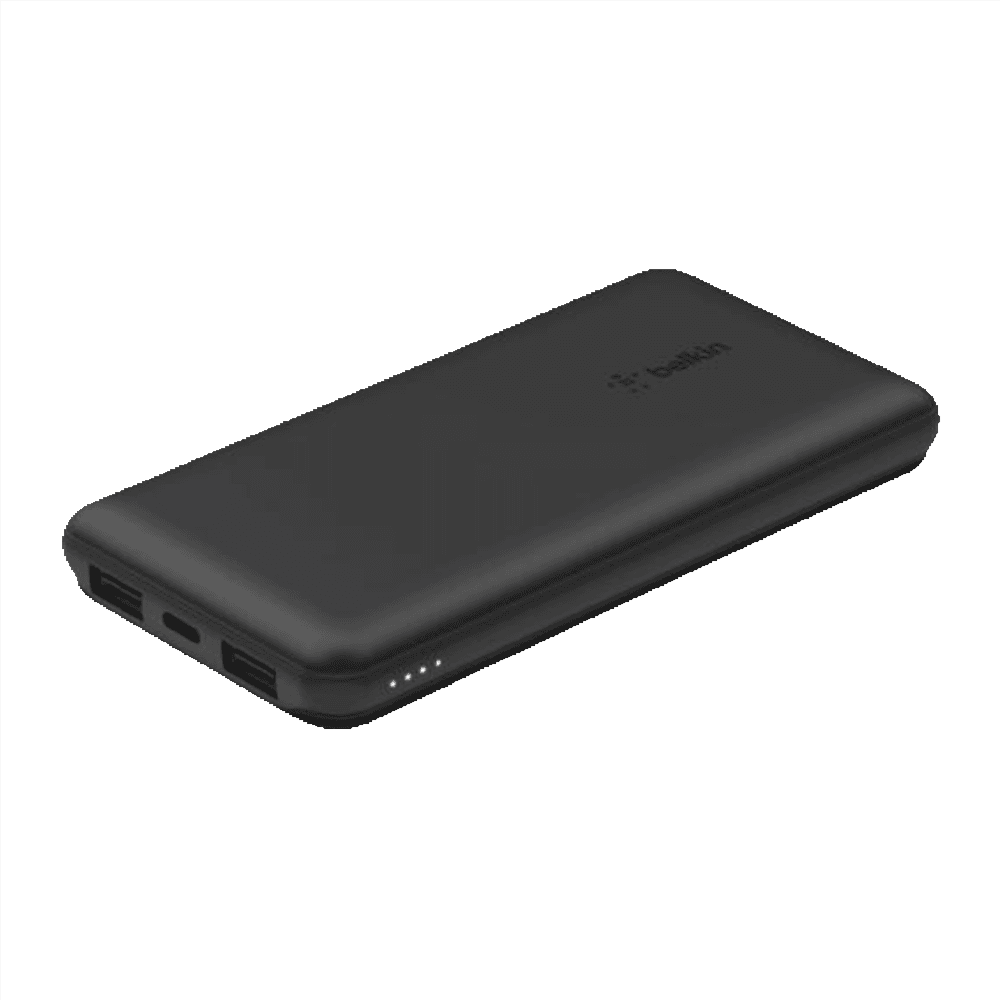 Belkin BOOST↑CHARGE™ 3-Port Power Bank 10000mAh with 15cm USB-A to USB-C Cable