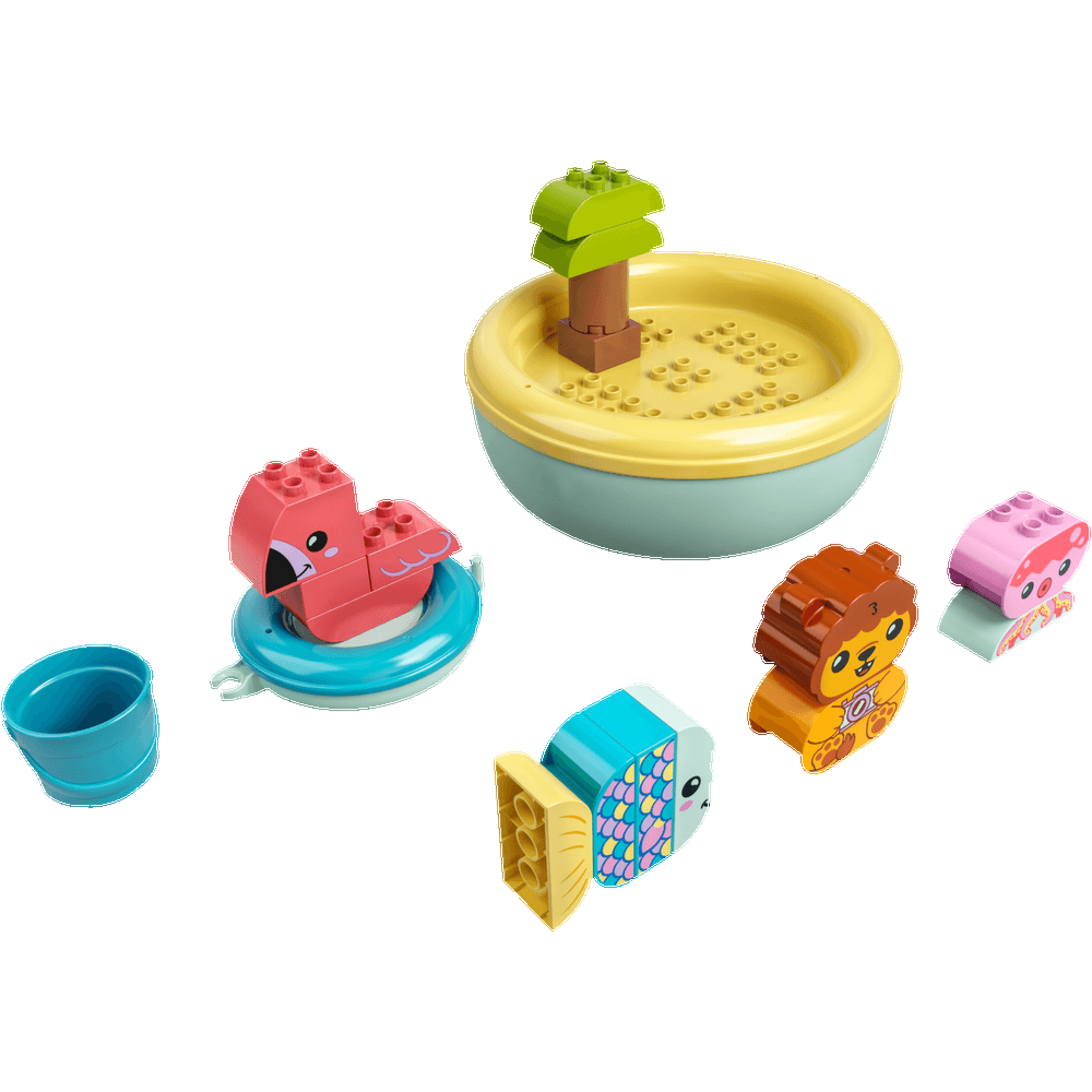 Lego Bath Time Fun Floating Animal Island