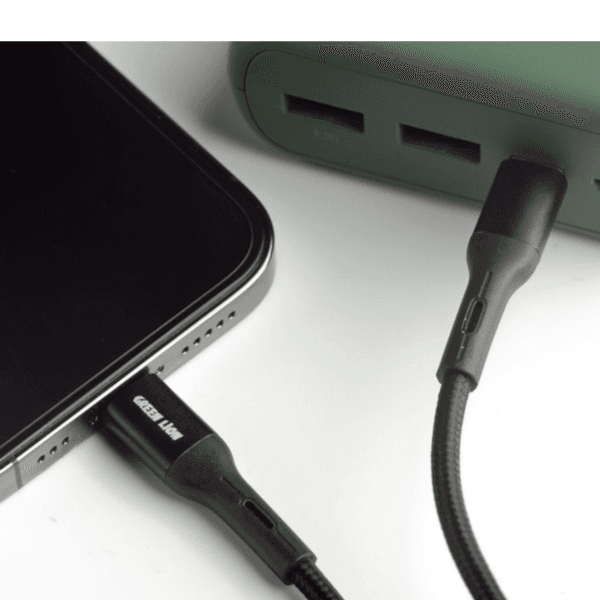 Green Lion Spring Cable Type-c To Lightning – Black