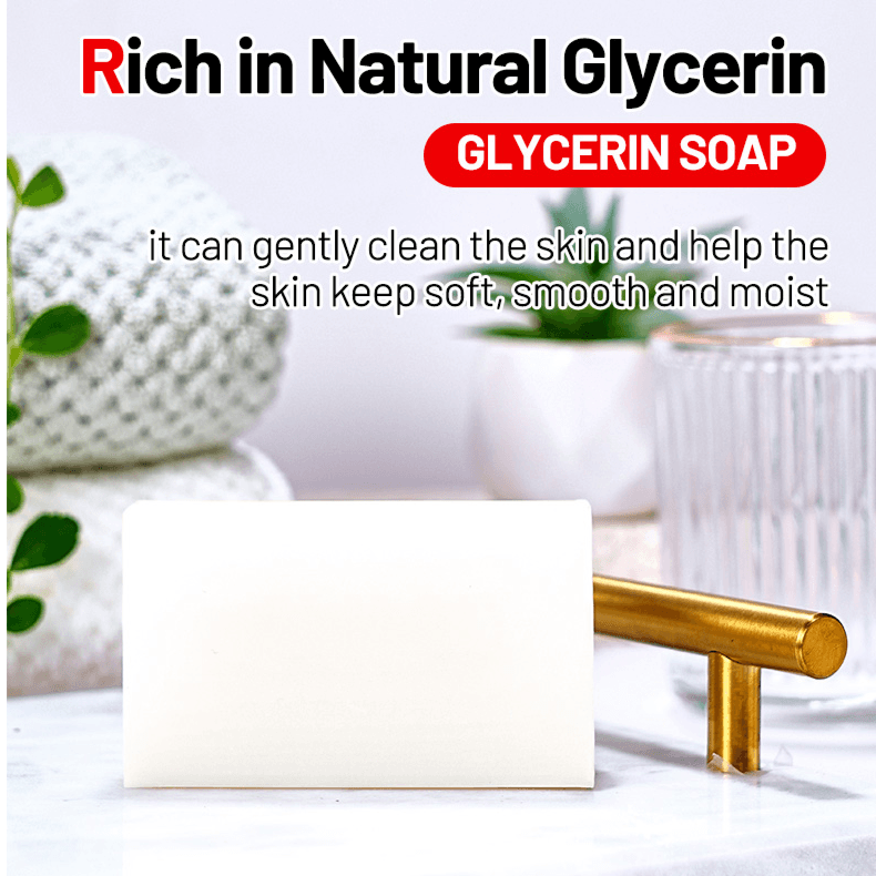 Glycerin Mild Cleaning Moisturizing Smooth Skin Handmade Body Facial Soap