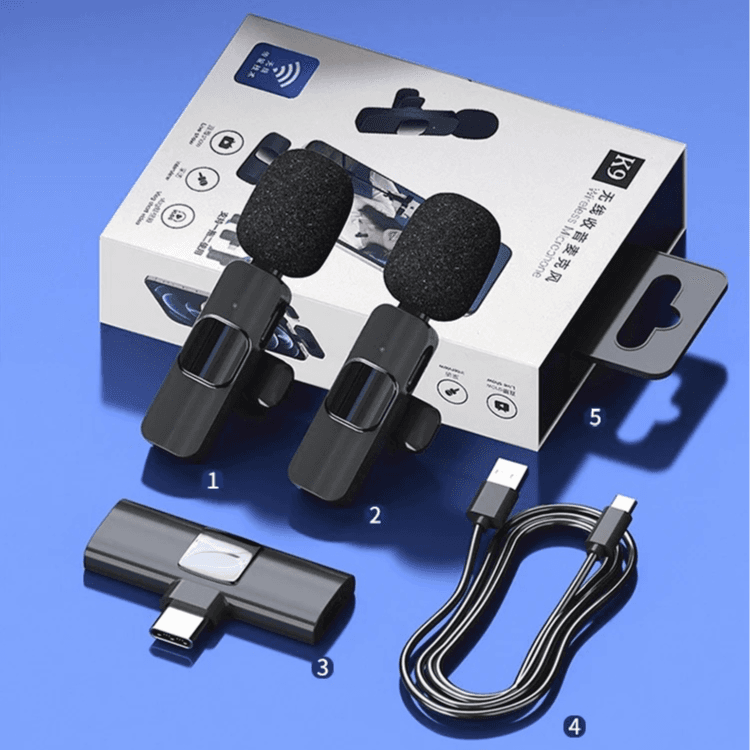 Wireless Lavalier 2 Microphones