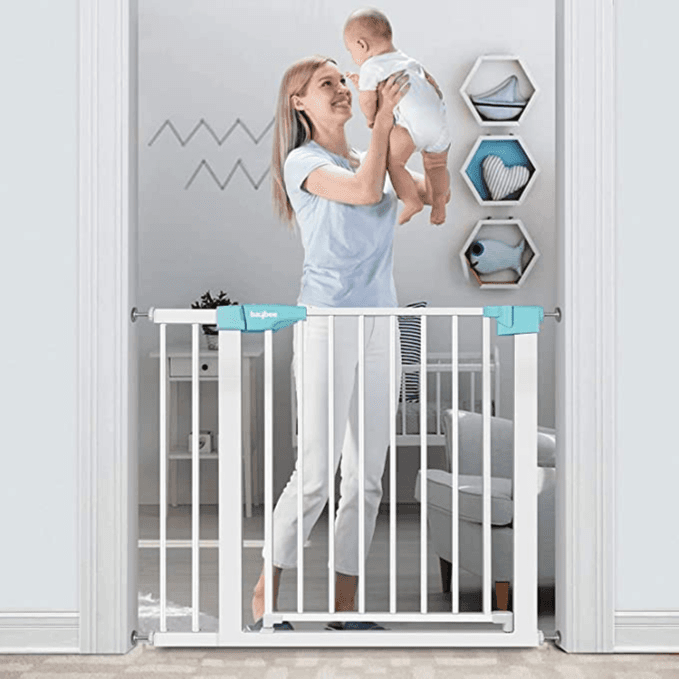 Baybee Auto Close Safety Gate For Kids 75-85 Cm-(Sgby01_322)