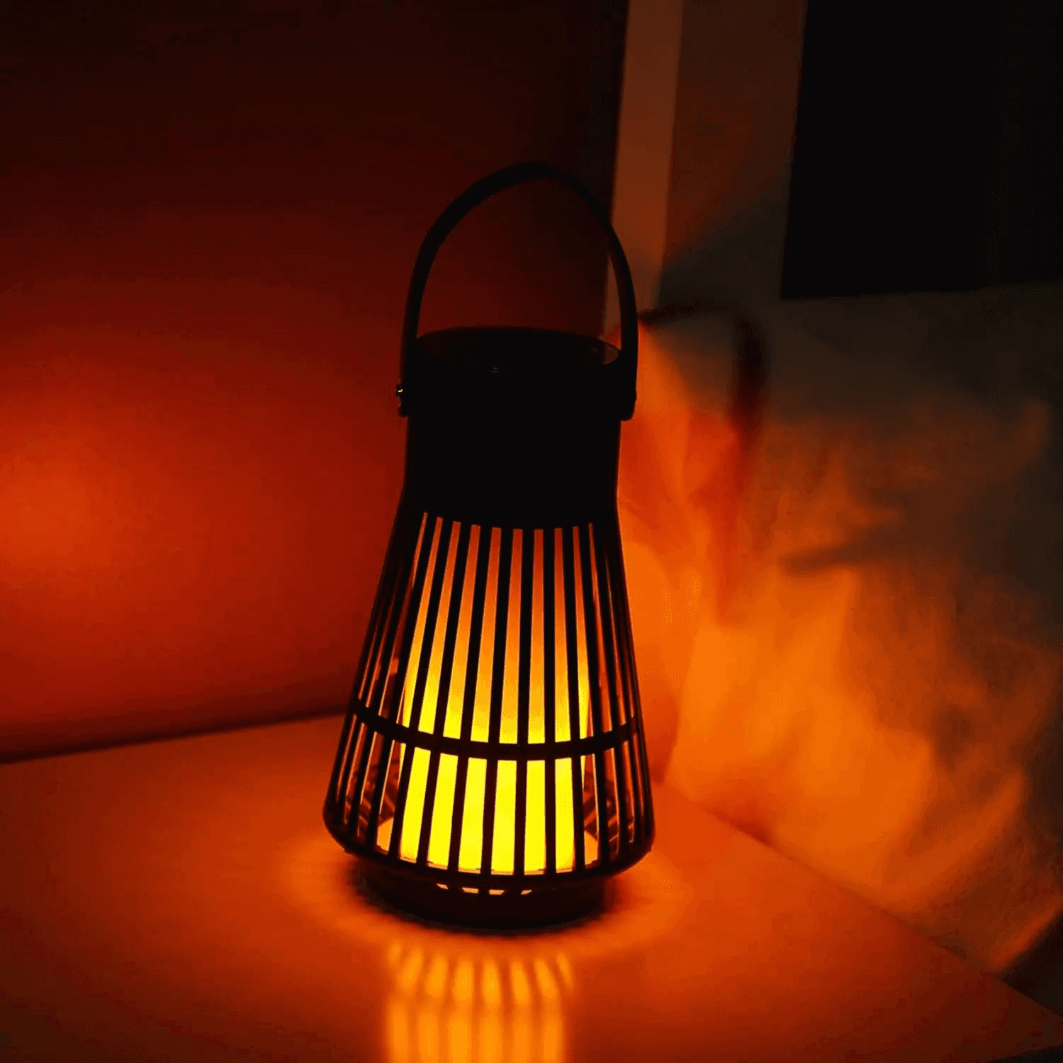 Led Flame Lamp And Speaker