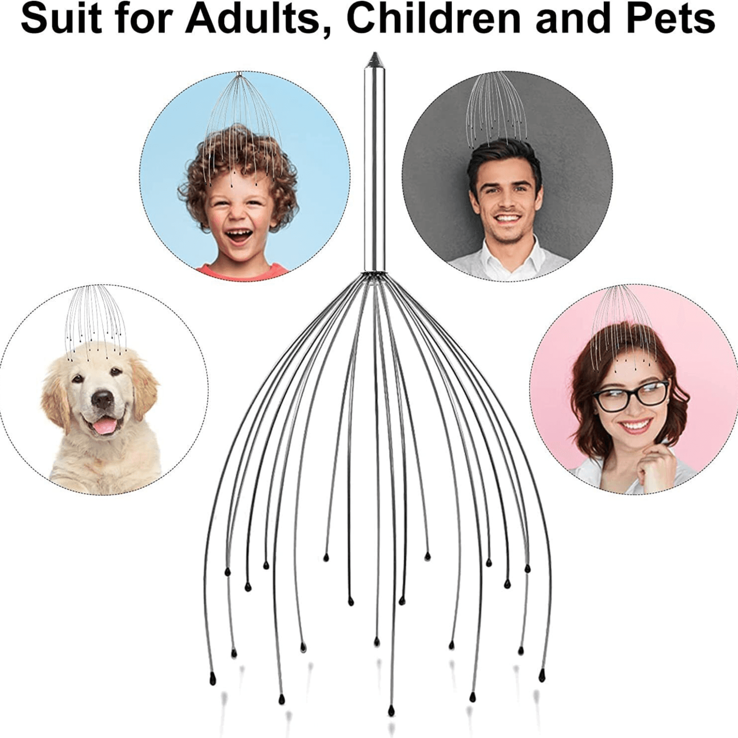 Head Scalp Massager for pets