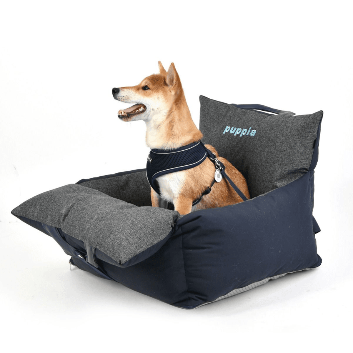 Puppia Car Seat for pets - Navy (53 x 52 x 43 cm)