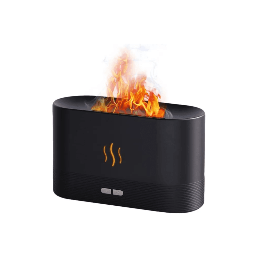 Flame Aroma Diffuser And Humidifier-Black