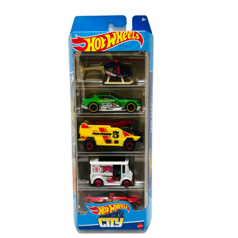 Hot Wheels Basic Car 5-Pack Asstorted (Cahw06)