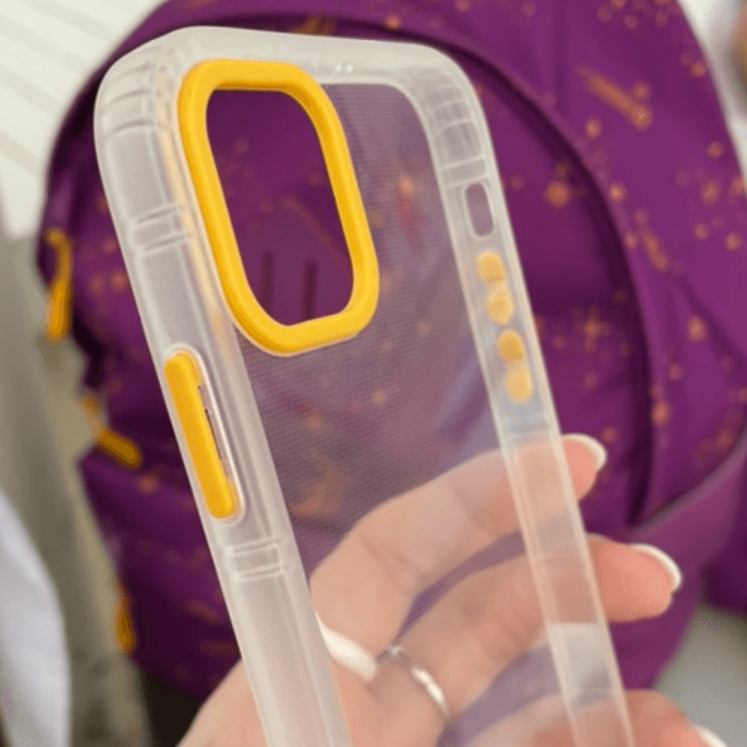 Yellow Camera Clear Case Iphone 11 Pro