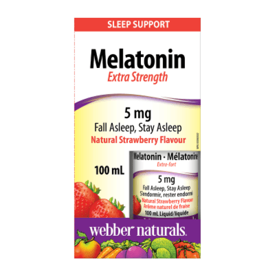 Webber Naturals Melatonin 5mg 100ml