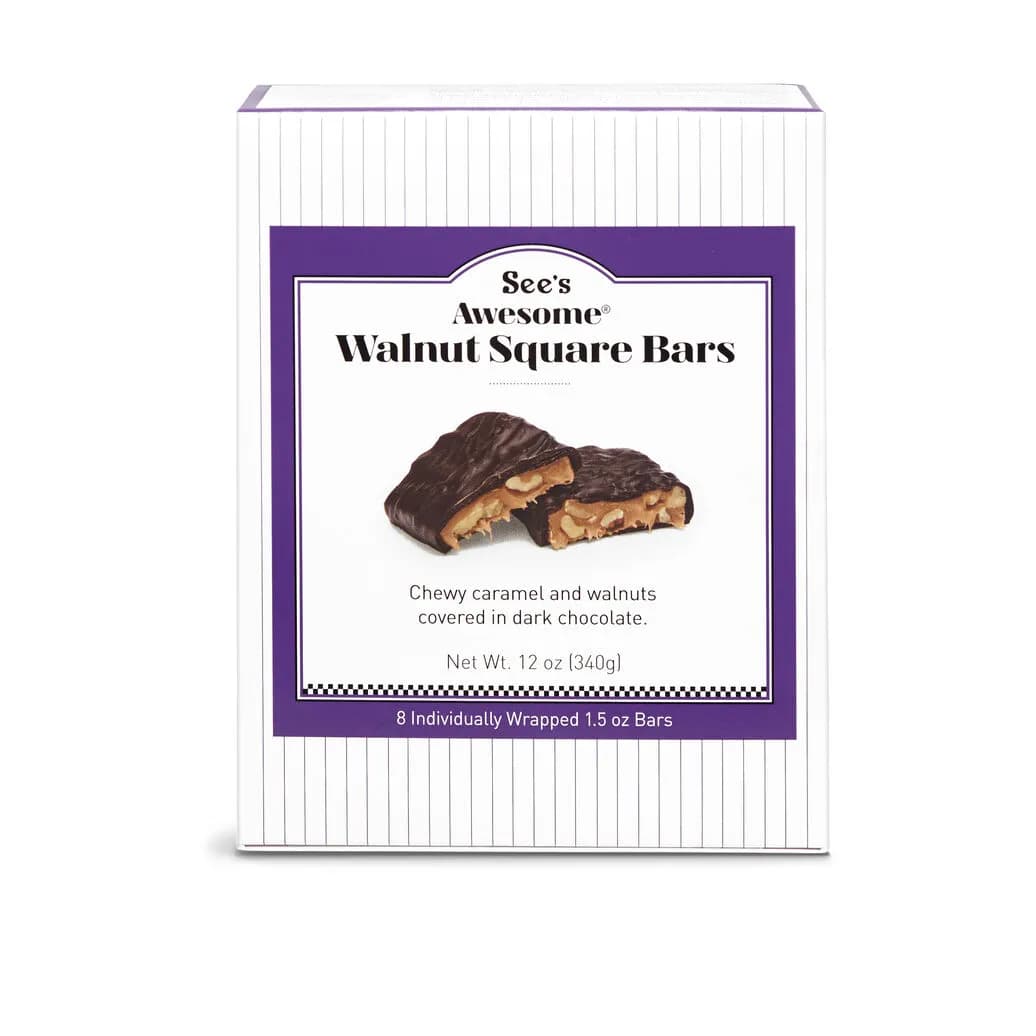See's Candies Awesome Walnut Square Bars