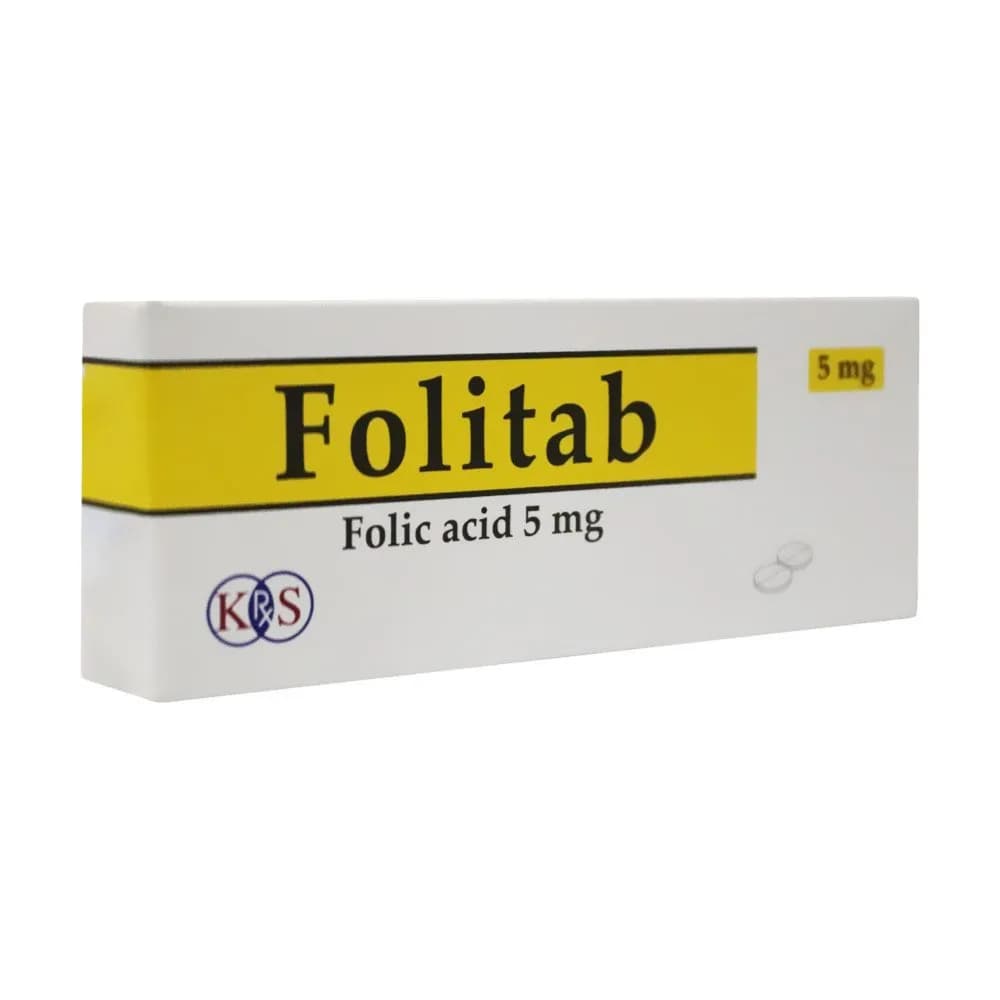 FOLITAB 5MG 30 TABLETS