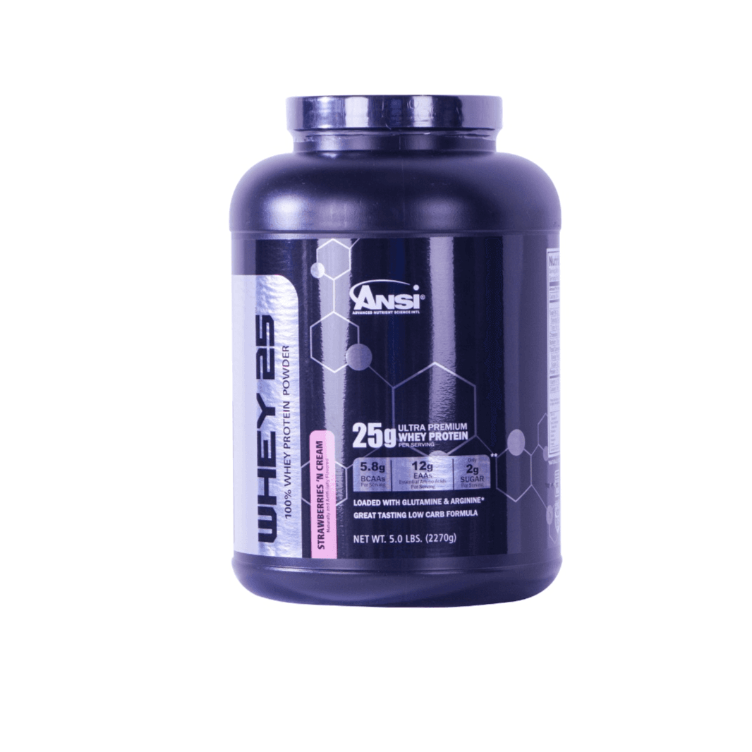 Ansi Pro Seies Whey 25 Strawberries & Cream 5 Lb