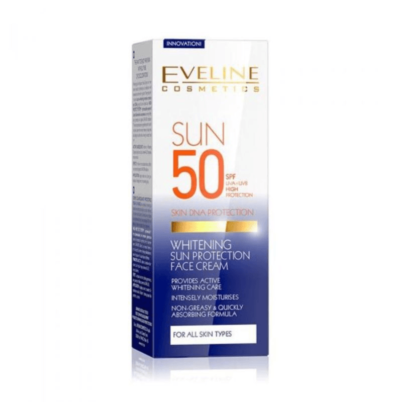 Eveline Sun Spf50+ Whitening Face Cream 75 Ml