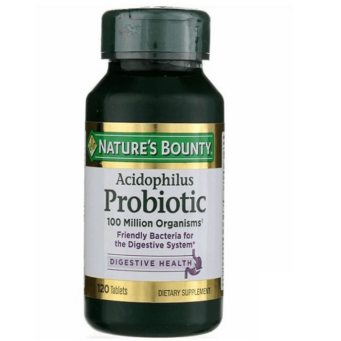 Natures Bounty Acidophilus Probiotic 100 Million Organism 120's