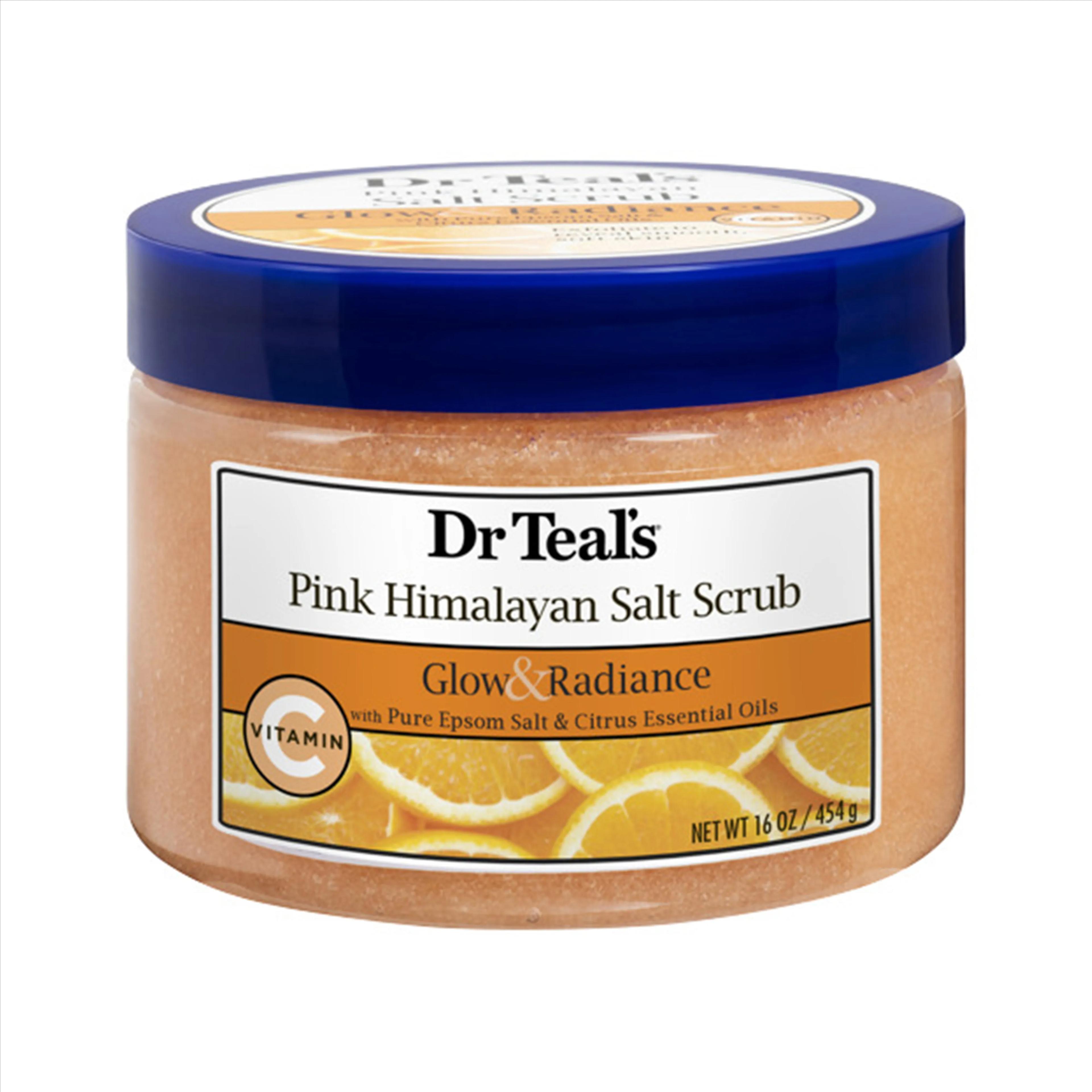 Dr Teal's Glow & Radiance Vitamin C Salt Scrub - 16 Oz