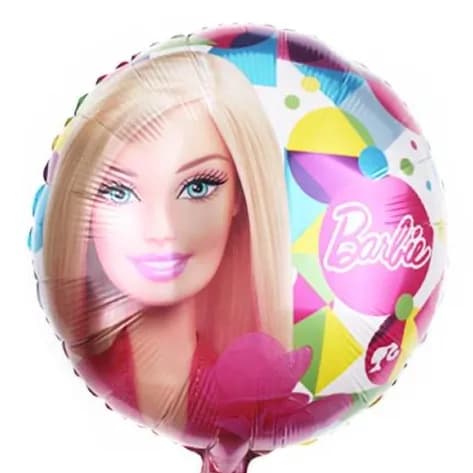 Barbie Rounded Helium Balloon