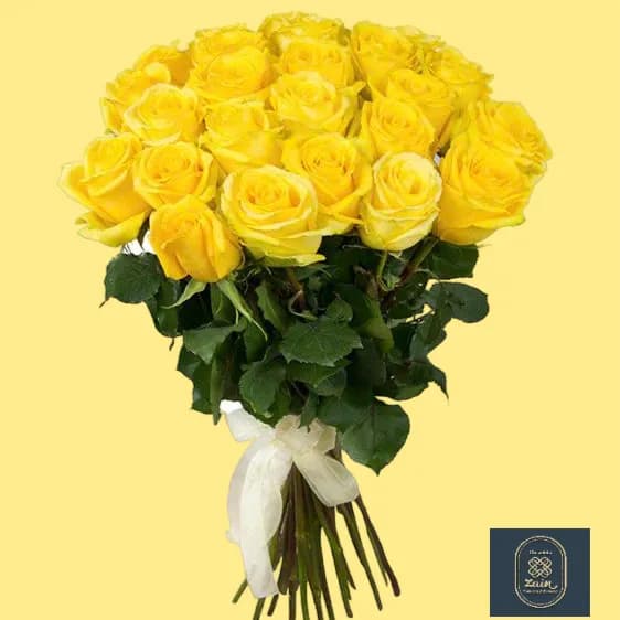 Yellow Rose 25 pcs
