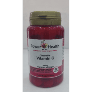 Power Health Vit C Chewable 500 Mg 60 Tab