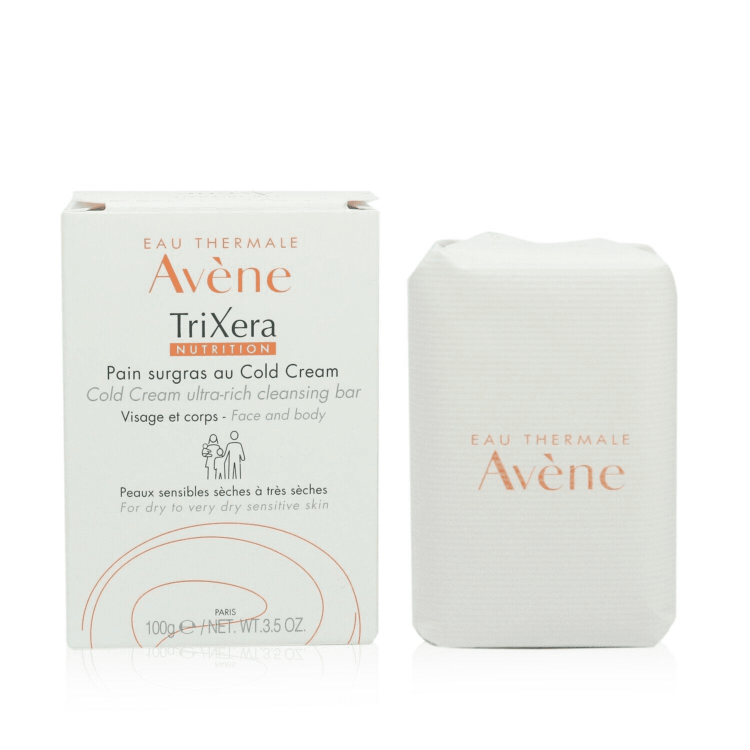 Avene Trixera Cleansing Bar 100g