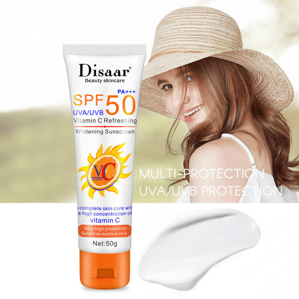 Disaar Spf 50 Vitamin C Refreshing Whitening Sun Cream