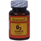 Sentinel D3 1000 Iu 100 Softgels