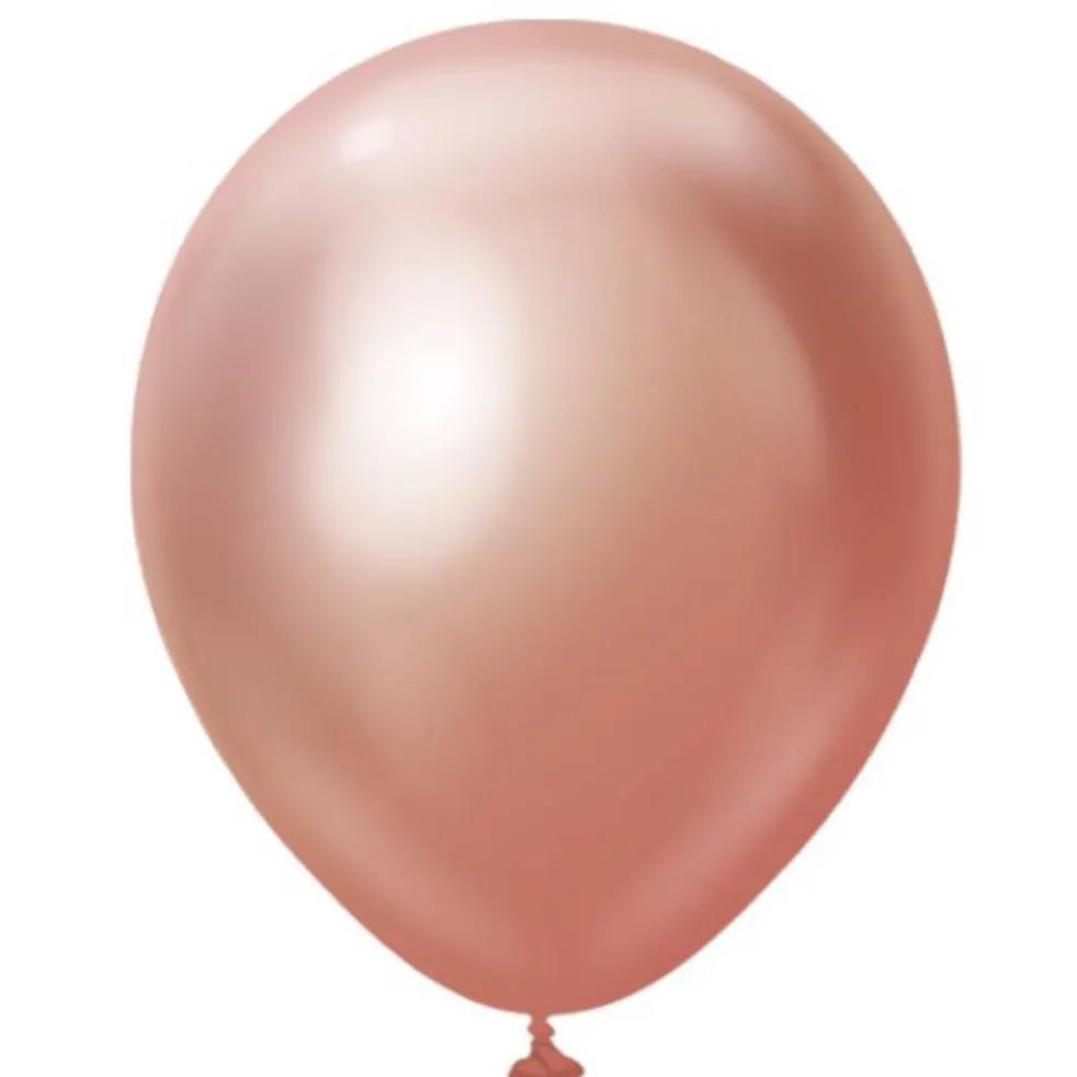 Rose Gold Chrome Helium Balloon