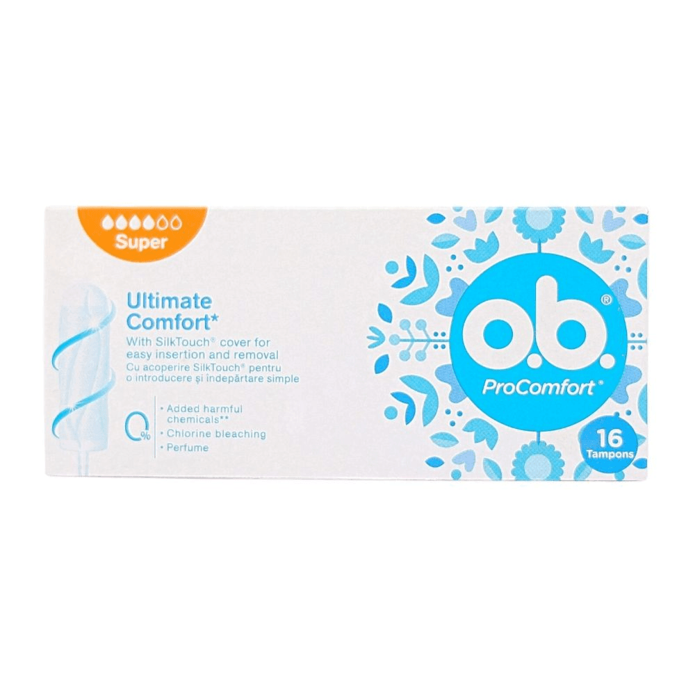 OB Tampons Procomfort Super 16 Pieces