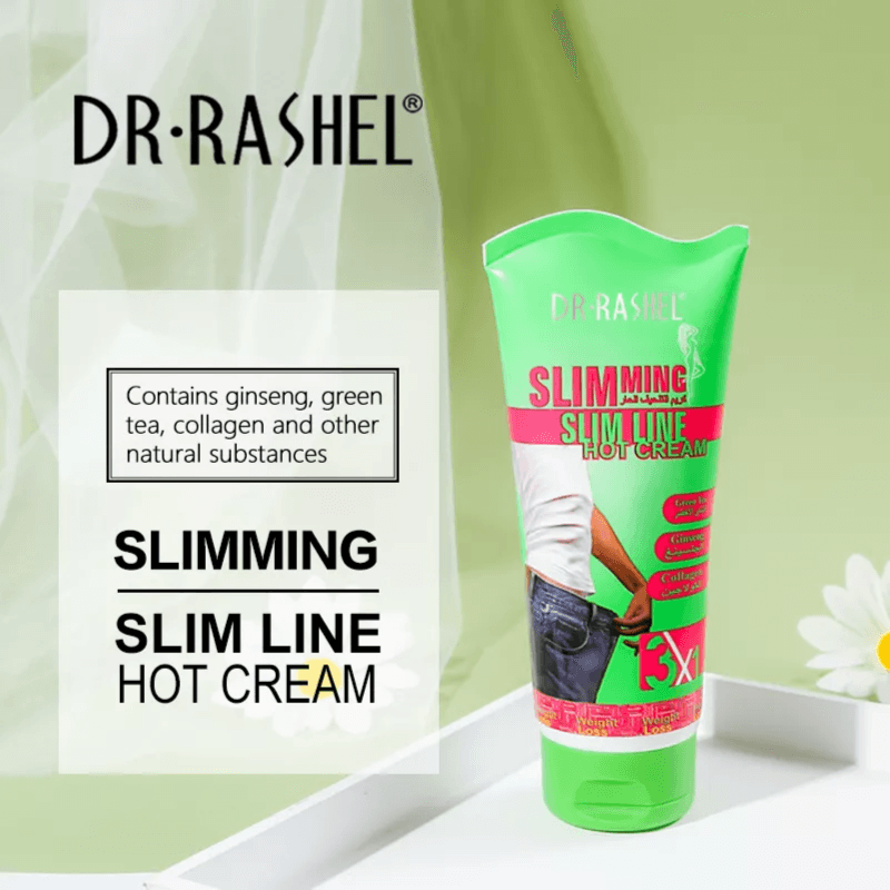 Dr. Rashel Slimming Slim Line Hot Cream  Green Tea, Collagen & Ginger Formula