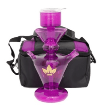 King Shisha Set Inside Bag Z20-040 Purple